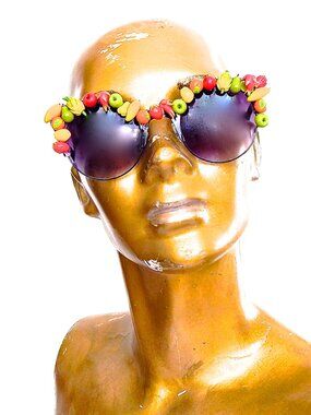 GASOLINE GLAMOUR FRUIT PUNCH COCO SUNGLASSES 🍓🍋🍊🥭🍐🍍🍎🍏